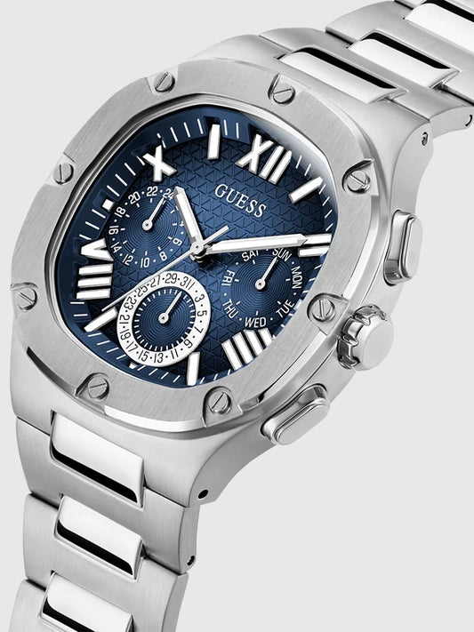 GUESS Mens Gunmetal Multi-function Watch