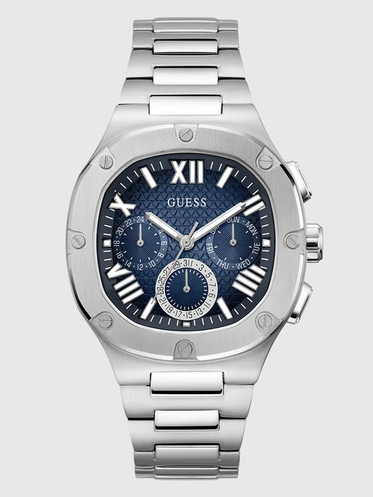 GUESS Mens Gunmetal Multi-function Watch